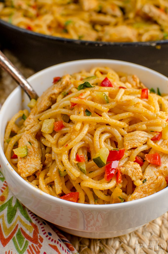 Slimming Eats Bang Bang Chicken Pasta - slimming eats and weight watchers friendly -  11 WW Smart Points