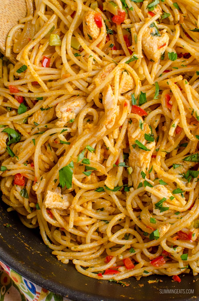 Slimming Eats Bang Bang Chicken Pasta - slimming eats and weight watchers friendly -  11 WW Smart Points