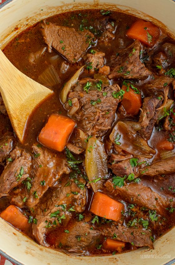 Low Syn Slow Cooker Guinness Beef Brisket Slimming World