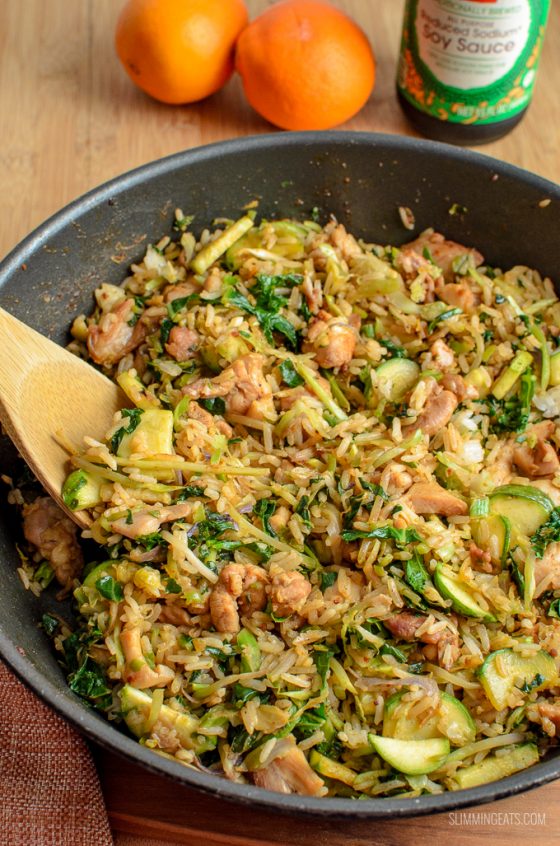 Orange Ginger Chicken Fried Rice Slimming Eats