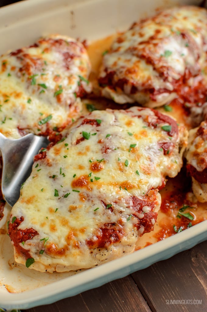 The Ultimate Syn Free Pizza Chicken - For when you fancy pizza but don't have a Healthy Extra B choice free. All totally guilt-free and Gluten Free, Slimming World and Weight Watchers friendly