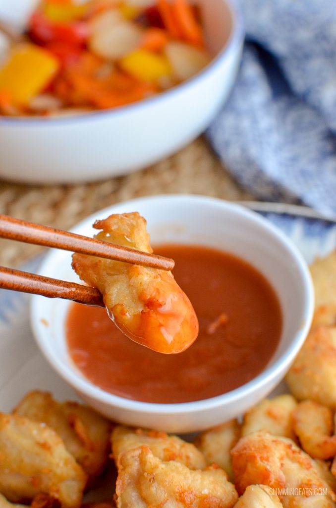 Actifry Sweet and Sour Chicken Bites Slimming Eats