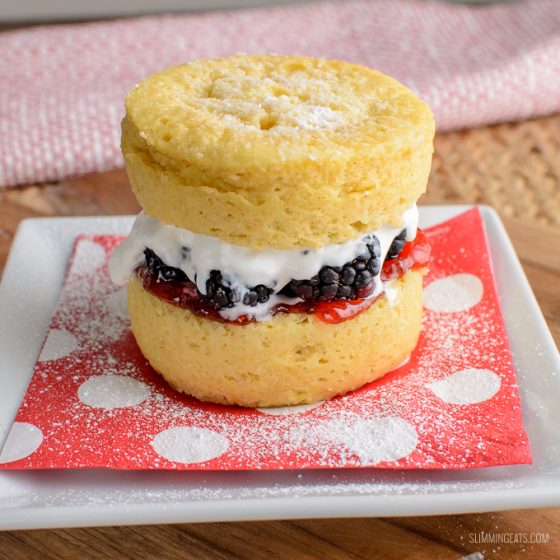 Victoria Sponge Mug Cake Slimming Eats