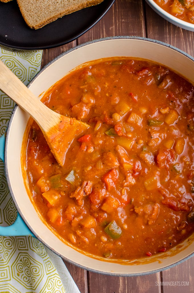pot of campfire stew