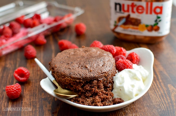 The Best Slimming Eats Microwave Chocolate Mug Cake you will ever make - seriously this is light, fluffy and delicious!! Gluten Free, Vegetarian, Slimming Eats and Weight Watchers friendly | www.slimmingworld.com