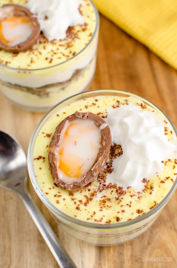 How do you eat yours? I eat mine in this heavenly Creme Egg Yoghurt Parfait - layers of absolute deliciousness. Slimming World and Weight Watchers friendly | www.slimmingeats.com #cremeegg #slimmingworld #weightwatchers #dessert