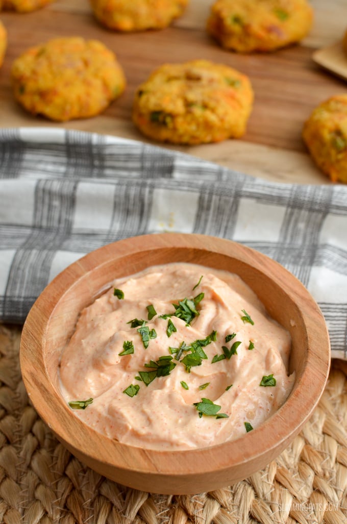 Low Syn Louisiana Remoulade Dip - a perfect sauce for dipping, serving with grilled meats and fish or as a creamy dressing for a salad. vegetarian, Slimming World and Weight Watchers friendly
