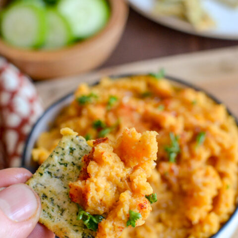 Roasted Butternut Squash and Butter Bean Dip | Slimming Eats
