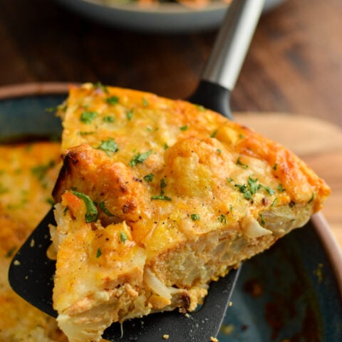 Roasted Cauliflower Frittata