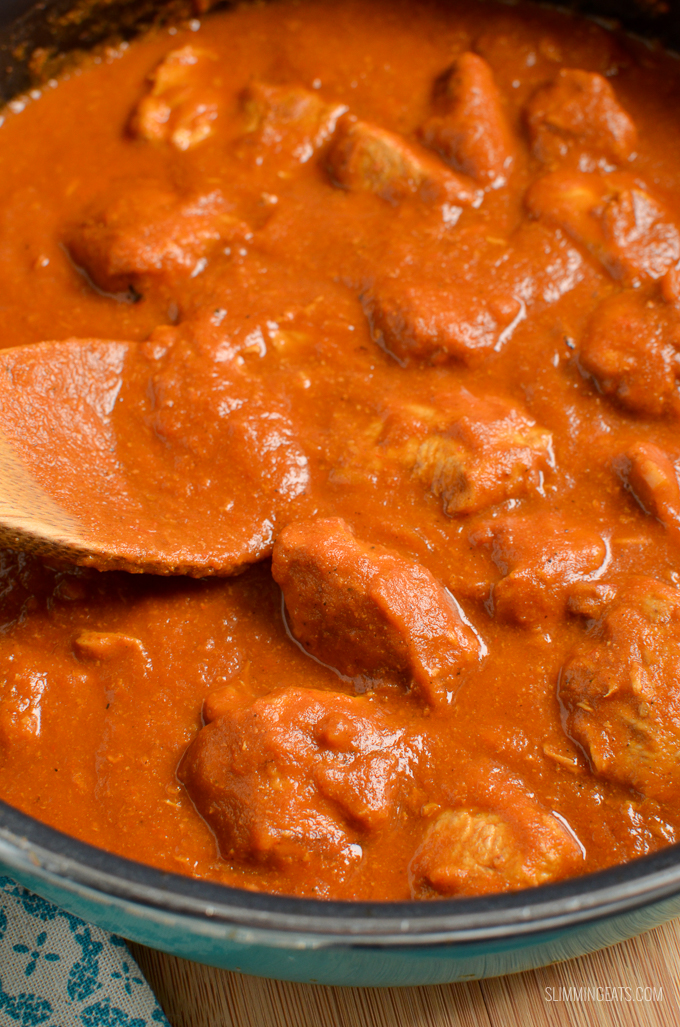 Low Syn Healthy Butter Chicken - the ultimate Slimming World Indian Fakeaway dish, with healthy delicious ingredients that don't compromise on flavour. Gluten Free, Slimming World and Weight Watchers friendly