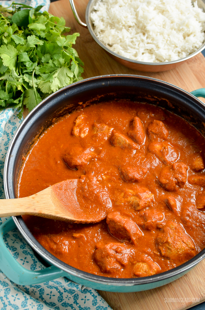 Low Syn Healthy Butter Chicken - the ultimate Slimming World Indian Fakeaway dish, with healthy delicious ingredients that don't compromise on flavour. Gluten Free, Slimming World and Weight Watchers friendly