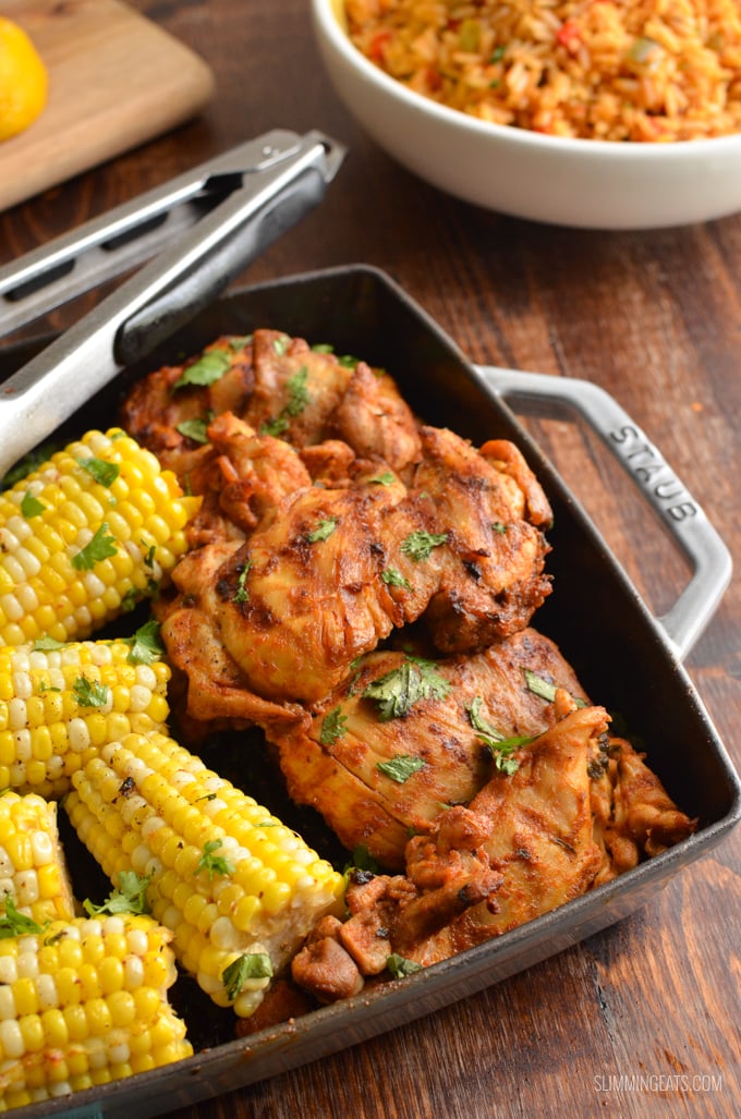 This is the Ultimate Nando's Peri Peri Chicken Fakeaway - a truly mouthwatering delicious meal you can create at home. Gluten Free, Dairy Free, Slimming Eats and Weight Watchers friendly