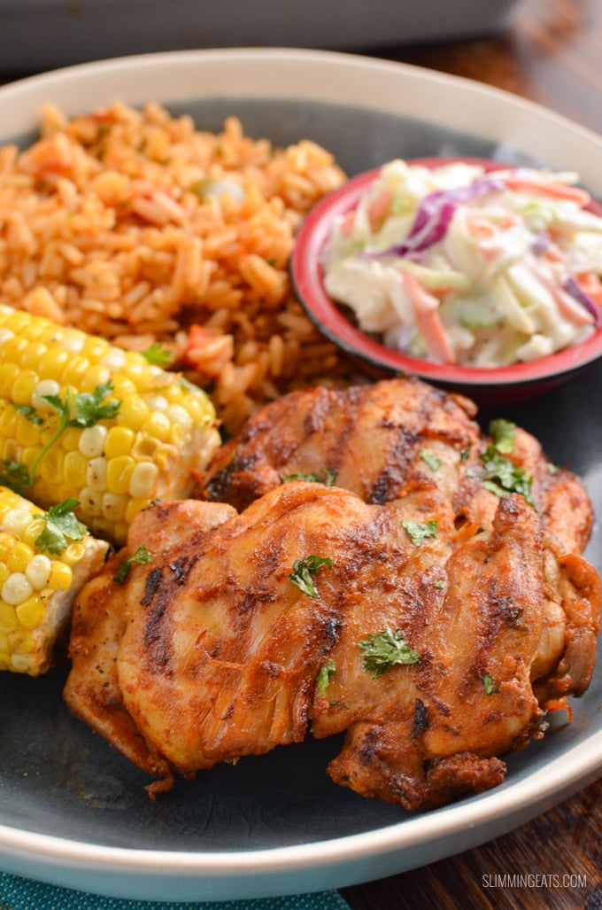 This is the Ultimate Nando's Peri Peri Chicken Fakeaway - a truly mouthwatering delicious meal you can create at home. Gluten Free, Dairy Free, Slimming Eats and Weight Watchers friendly