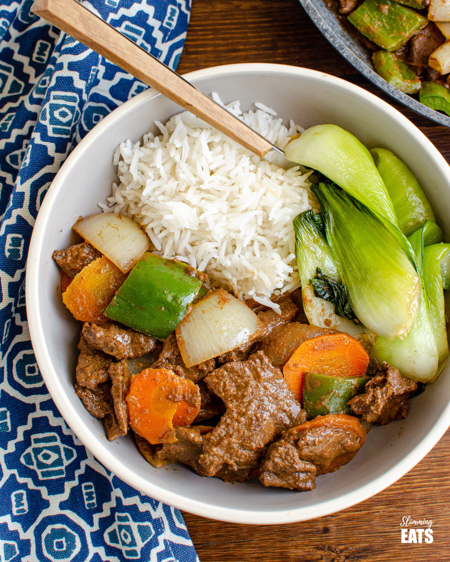 Satay Beef and Vegetables Slimming Eats Recipe