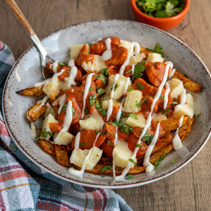 Butter Chicken Poutine 