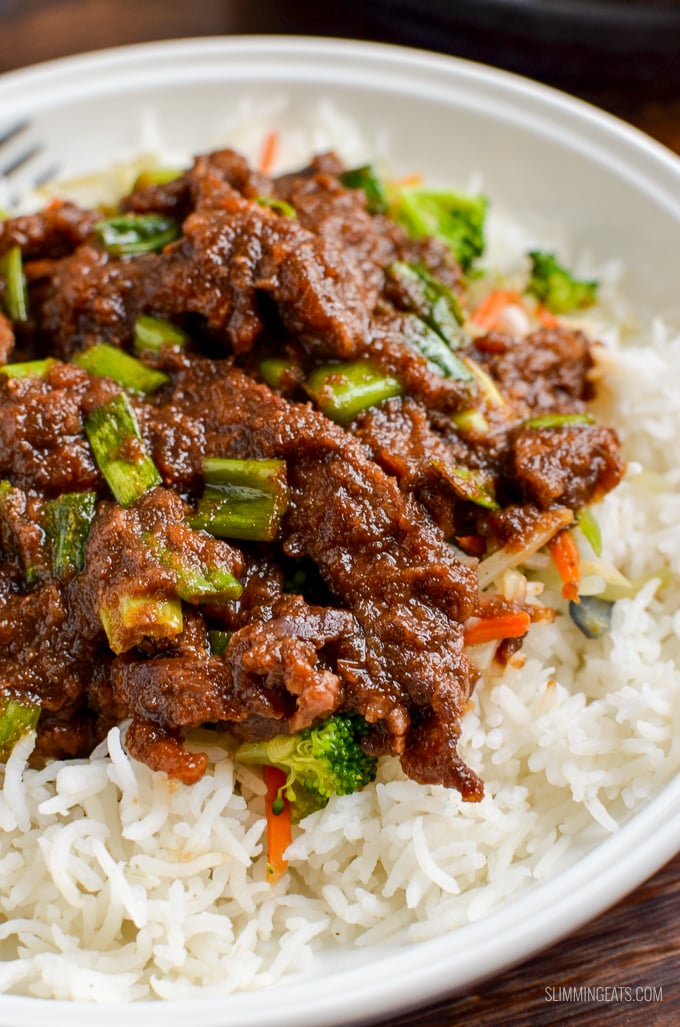 Mongolian Beef - the ultimate fakeaway dish that you don't need to keep for just weekend. Tender Strips of Beef in a Thick Sweet Asian Sauce. | gluten free, dairy free, paleo, actifry, Slimming Eats, Weight Watchers friendly Mongolian Beef - the ultimate fakeaway dish that you don't need to keep for just weekend. Tender Strips of Beef in a Thick Sweet Asian Sauce. | gluten free, dairy free, paleo, actifry, Slimming Eats, Weight Watchers friendly