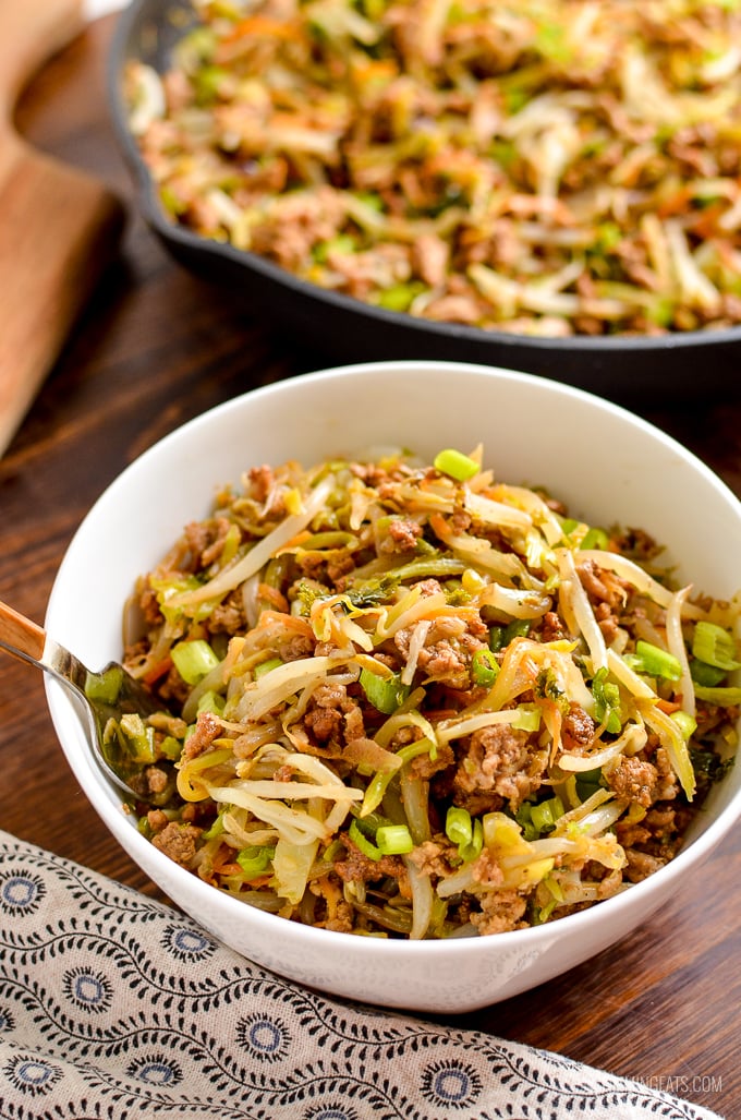 Craving some take out Chinese food but trying to be healthy? Dig into this healthy Spring Roll in a Bowl. Packed with speed foods and will satisfy your Umami cravings but not ruin your diet.| gluten free, dairy free, paleo, Slimming Eats and Weight Watchers friendly Craving some take out Chinese food but trying to be healthy? Dig into this healthy Spring Roll in a Bowl. Packed with speed foods and will satisfy your Umami cravings but not ruin your diet.| gluten free, dairy free, paleo, Slimming Eats and Weight Watchers friendly
