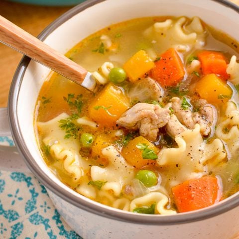 Syn Free Chicken Vegetable Pasta Soup