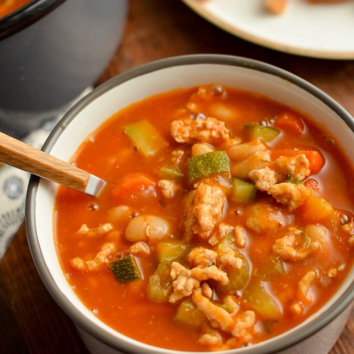 Turkey Vegetable Bean Soup