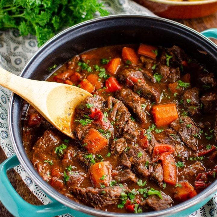 Balsamic Braised Beef (Stove Top, Slow Cooker and Instant Pot)