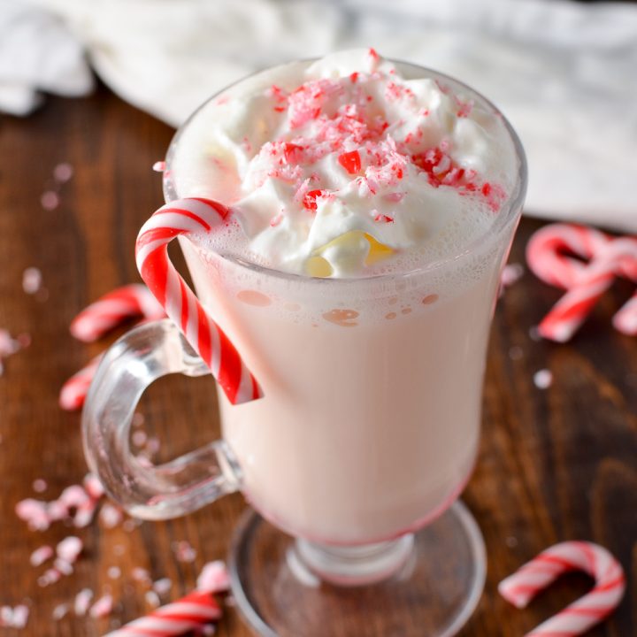 Candy Cane White Hot Chocolate
