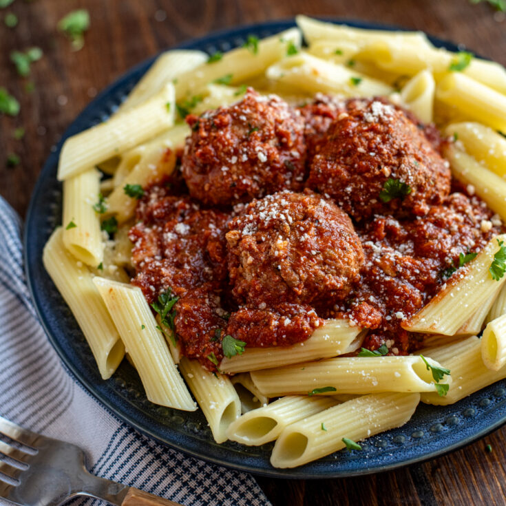 Slow Cooker Italian Chicken Meatballs