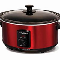 Morphy Richards Accents 48702 Sear and Stew Slow Cooker, 3.5 L - Red