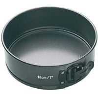 MasterClass Non-Stick Quick-Release Springform Cake Tin with Loose Base, 18 cm (7")