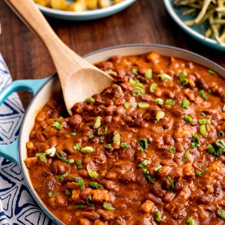 Instant Pot Cajun Pork and Beans