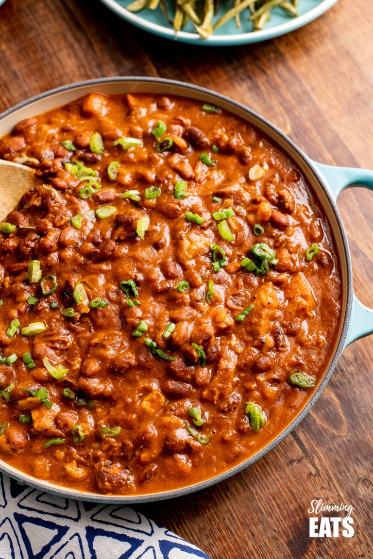 Instant Pot Cajun Pork and Beans Slimming Eats Recipes