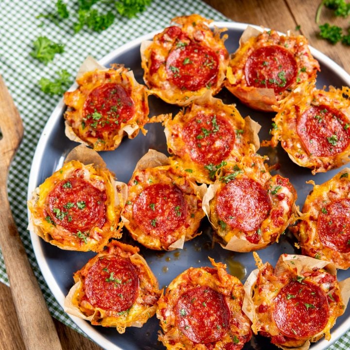 Pepperoni Pizza Egg Bites