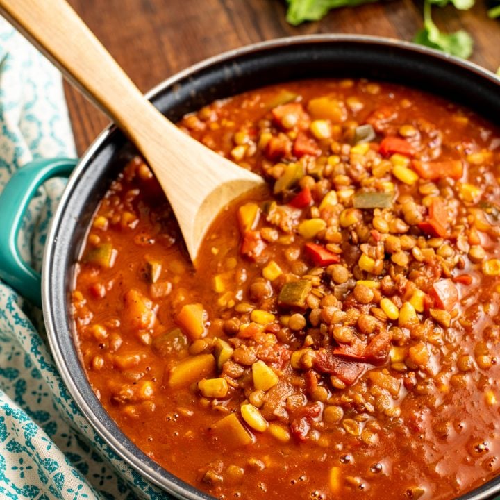 Taco Lentil Soup (Instant Pot or Stove Top)