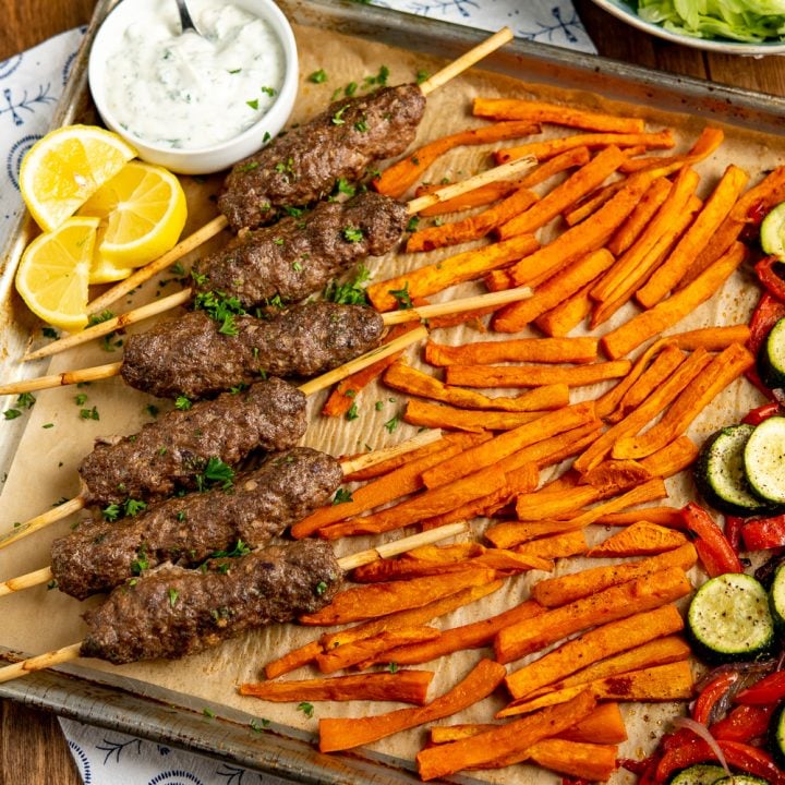 Beef Kofta Tray Bake