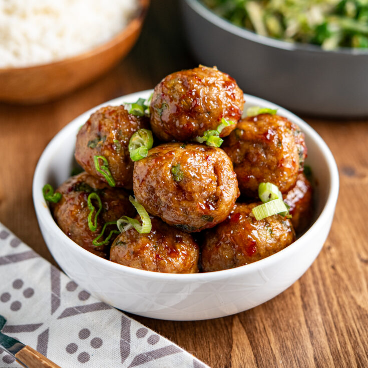Sweet Chilli Chicken Meatballs (Oven or Actifry)