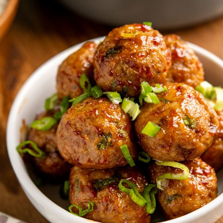 Sweet Chilli Chicken Meatballs (Oven or Actifry)