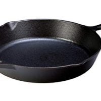 Lodge 30.48 cm/12 inch Pre-Seasoned Cast Iron Round Skillet/Frying Pan