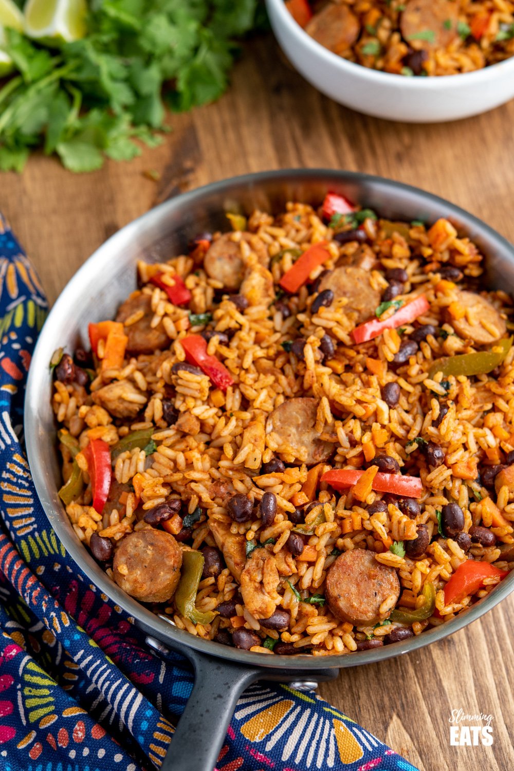 One Pot Cuban Style Rice (with Chicken and Sausage) | Slimming Eats