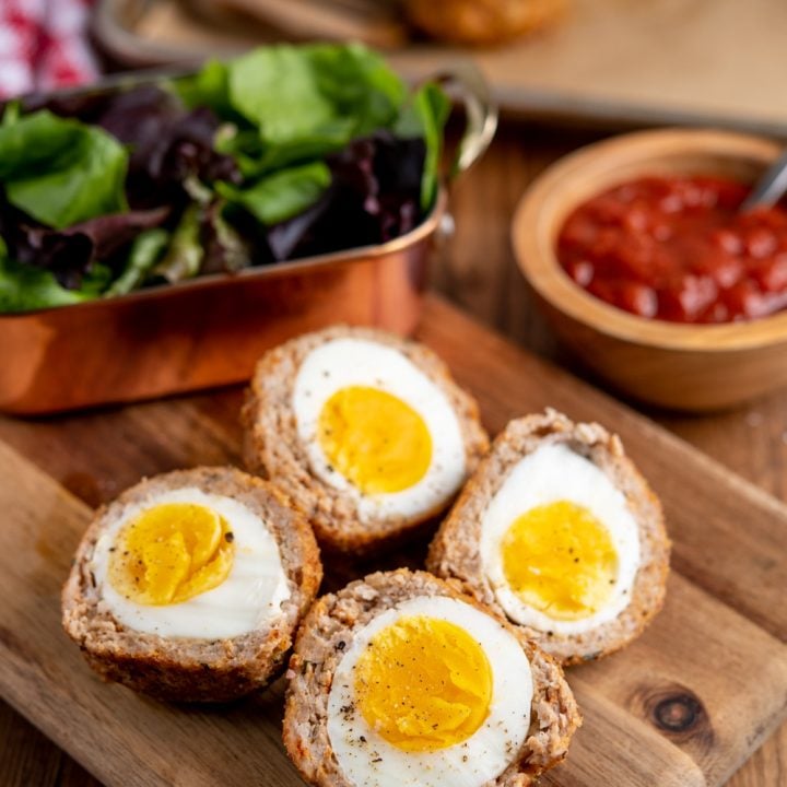 Gluten Free Oven Baked Scotch Eggs