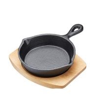 Master Class KitchenCraft Artesa Mini Fry Pan, Black/Beige, diameter 13 cm