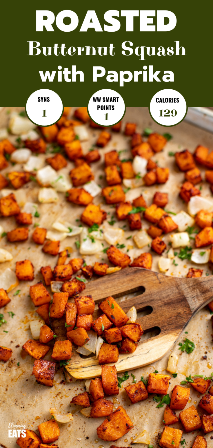 Roasted Butternut Squash with Paprika Slimming Eats