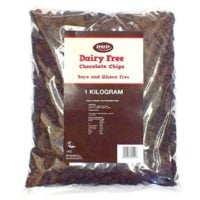 D&D Vegan Gluten, SOYA and Dairy Free Chocolate Chips - 1x1kg