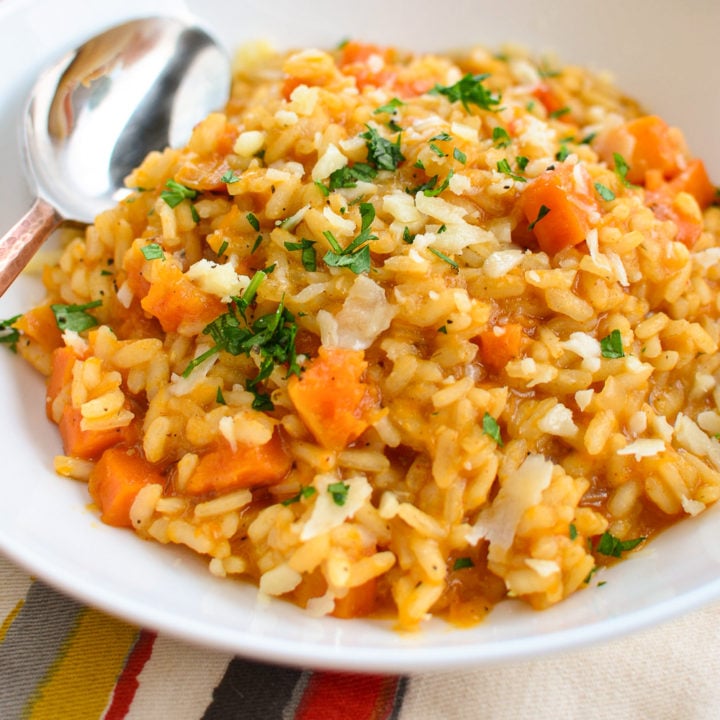 Roasted Butternut Squash Risotto | Slimming Eats