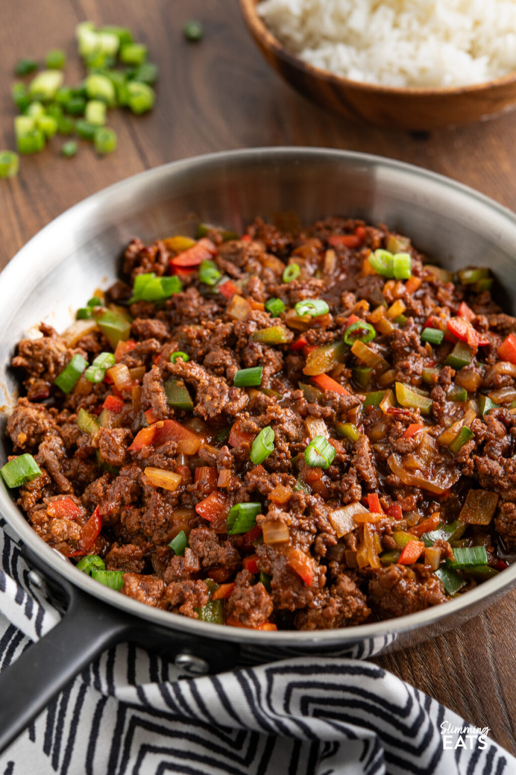 Easy Asian Ground Beef Bowl Slimming Eats