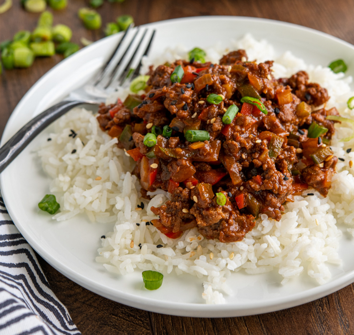 Easy Asian Ground Beef Bowl Slimming Eats Recipes