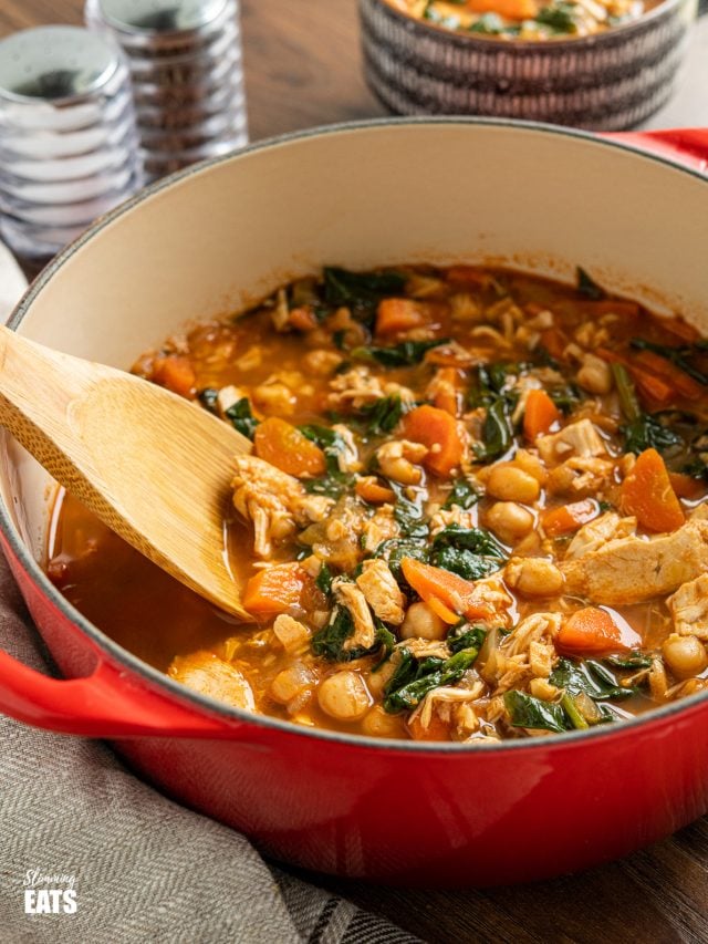 Easy Chickpea and Tomato Soup Slimming Eats Weight Watchers Recipes
