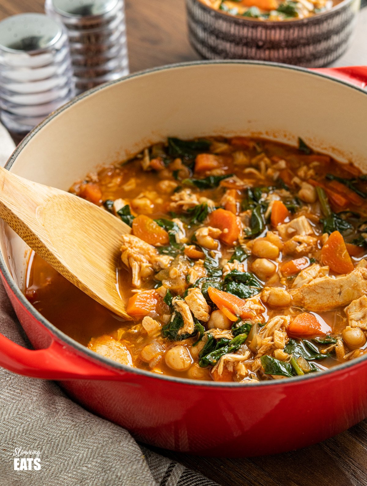 Chickpea and Spinach Soup - Recipe