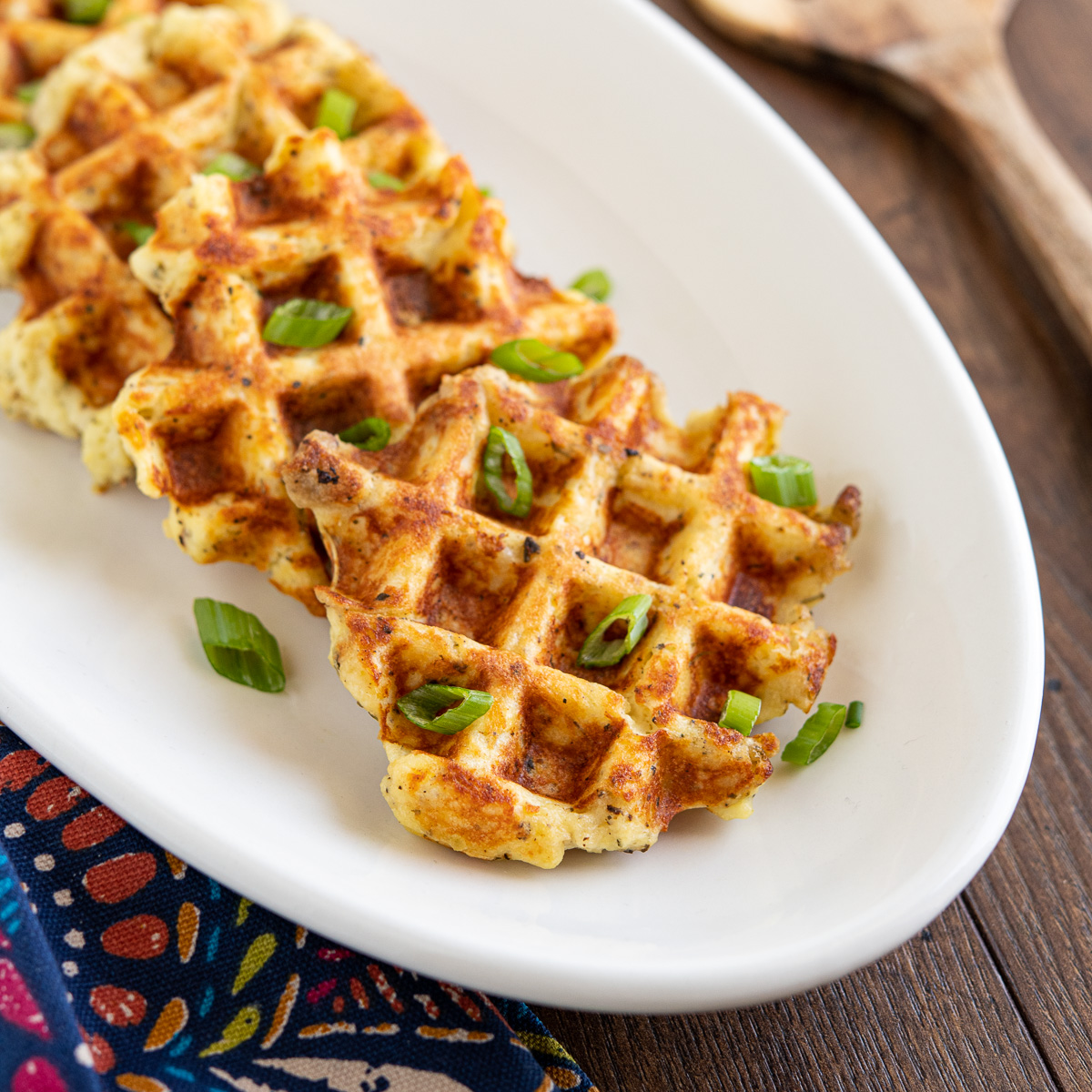 Leftover Mash Potato Waffles Slimming Eats