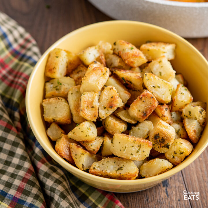 Garlic and Herb Roast Potatoes (Oven and Air Fryer)