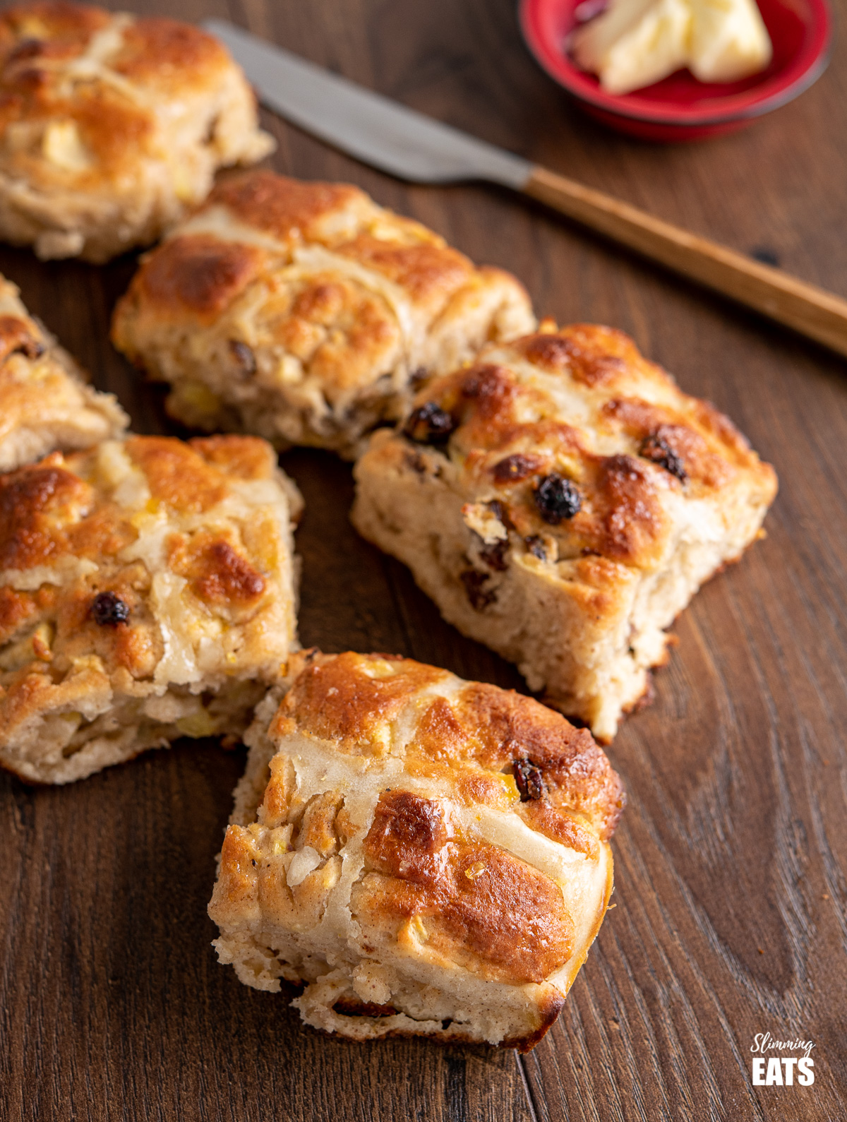 Hot Cross Buns Recipe (No Yeast) Slimming Eats
