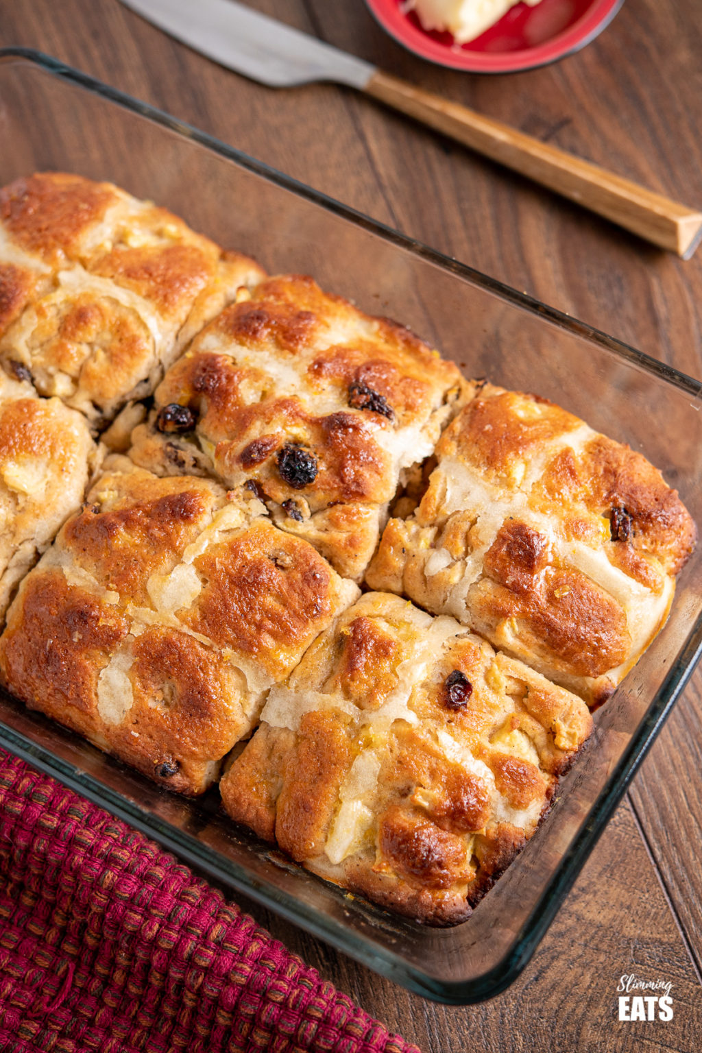 Hot Cross Buns Recipe (No Yeast) Slimming Eats
